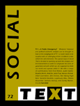 Cover of Social Text